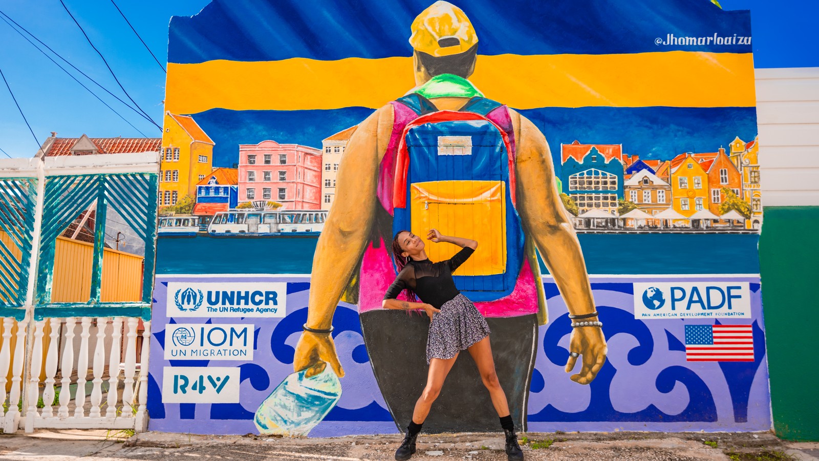 16. Backpacker Mural - Image 2