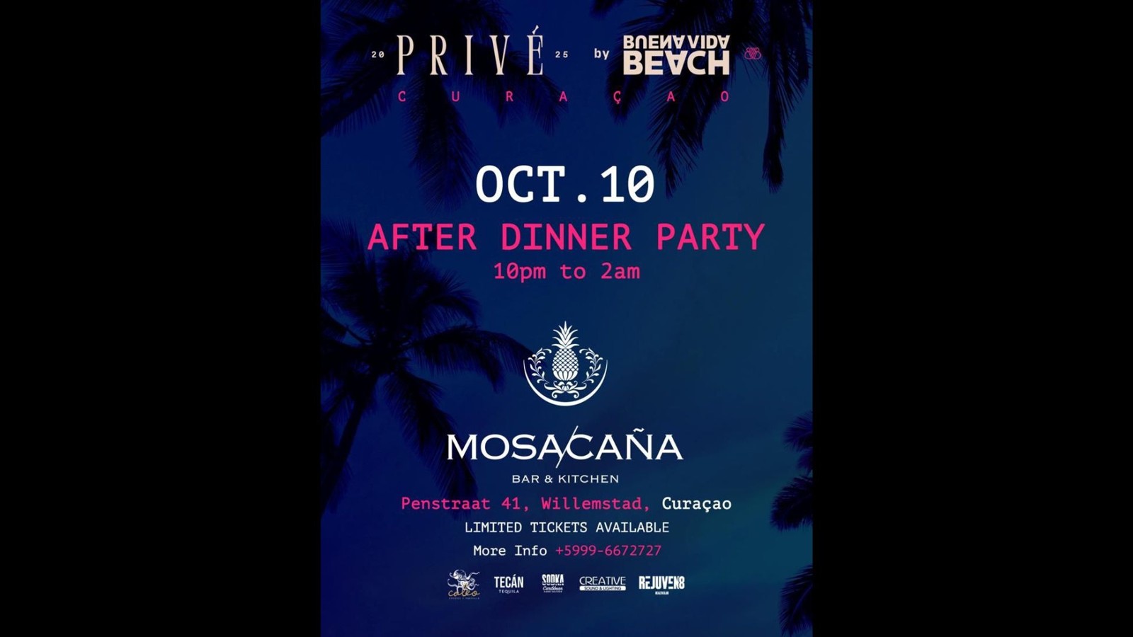 Privé Curaçao After Dinner Party - Image 1