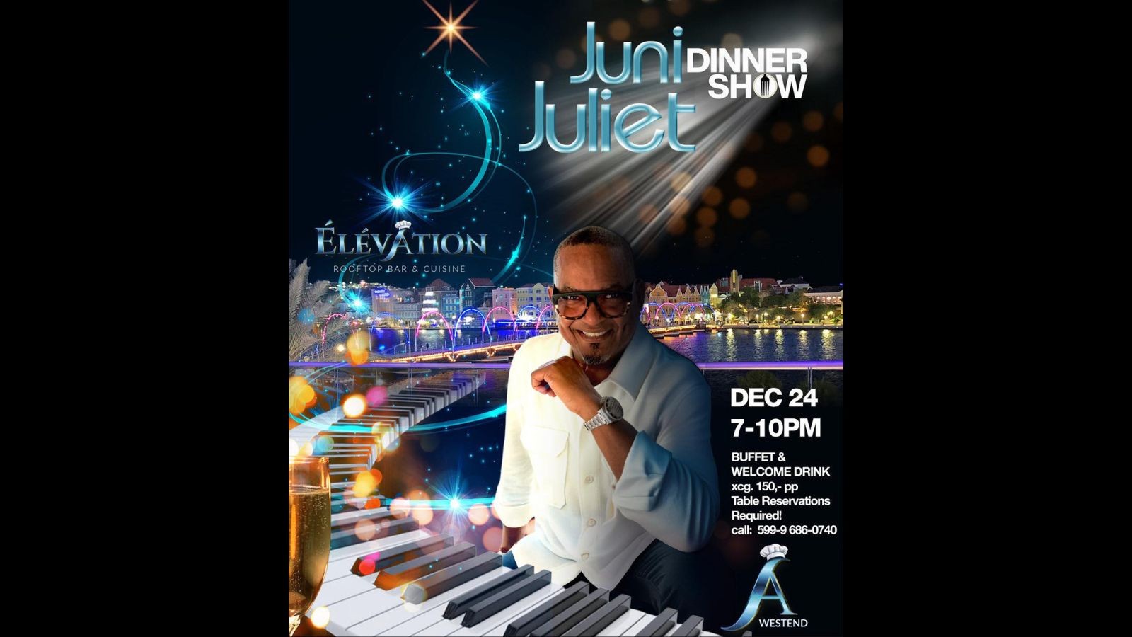 Juni Juliet Dinner Show – Elevation - Image 1