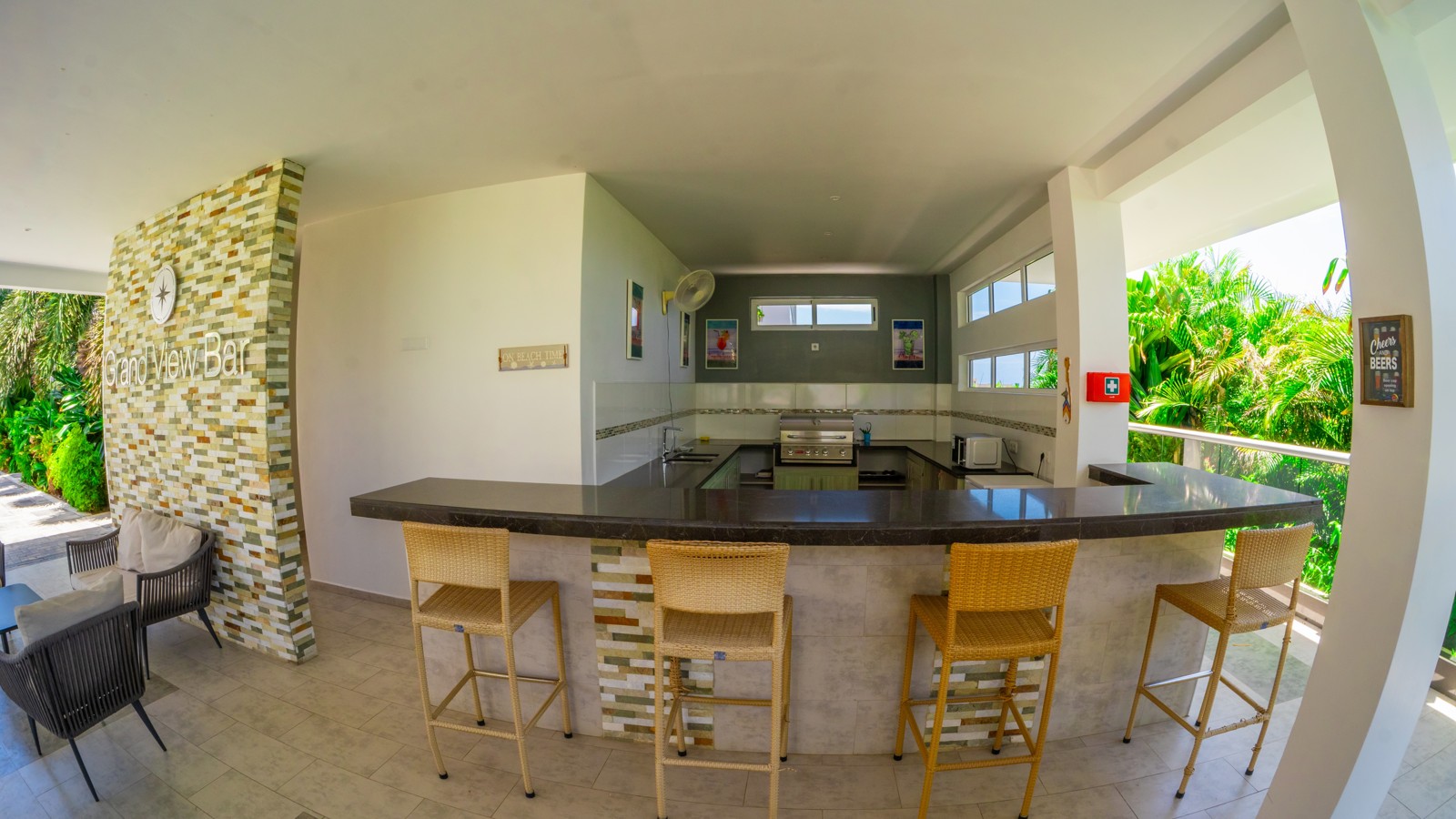 Poolside BBQ & Eating Area - Image 2