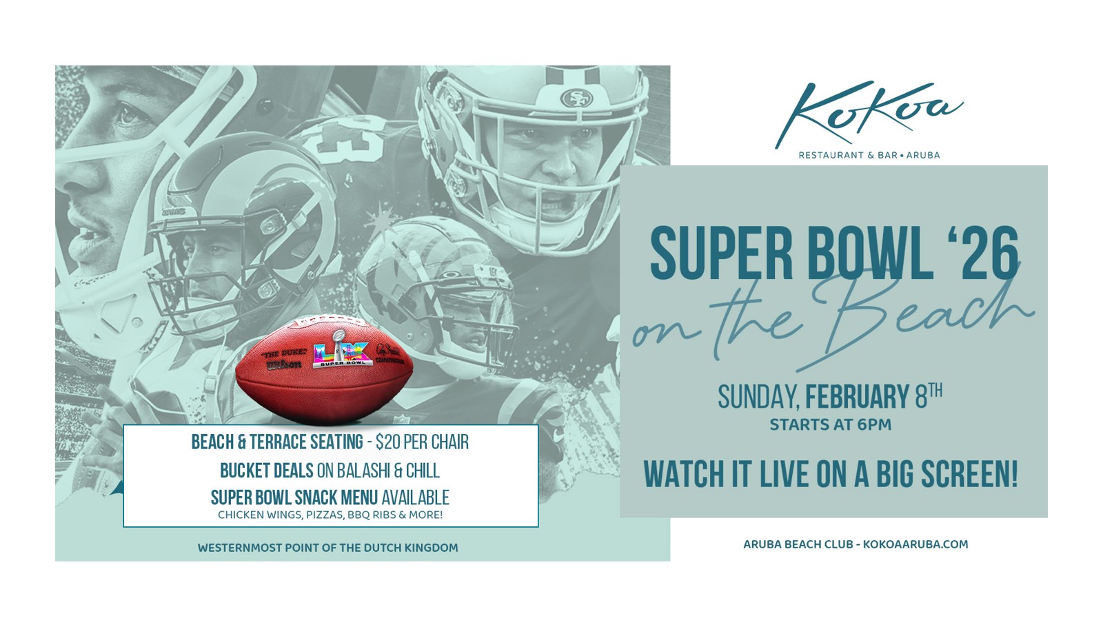 Super Bowl ’26 on the Beach - Image 1