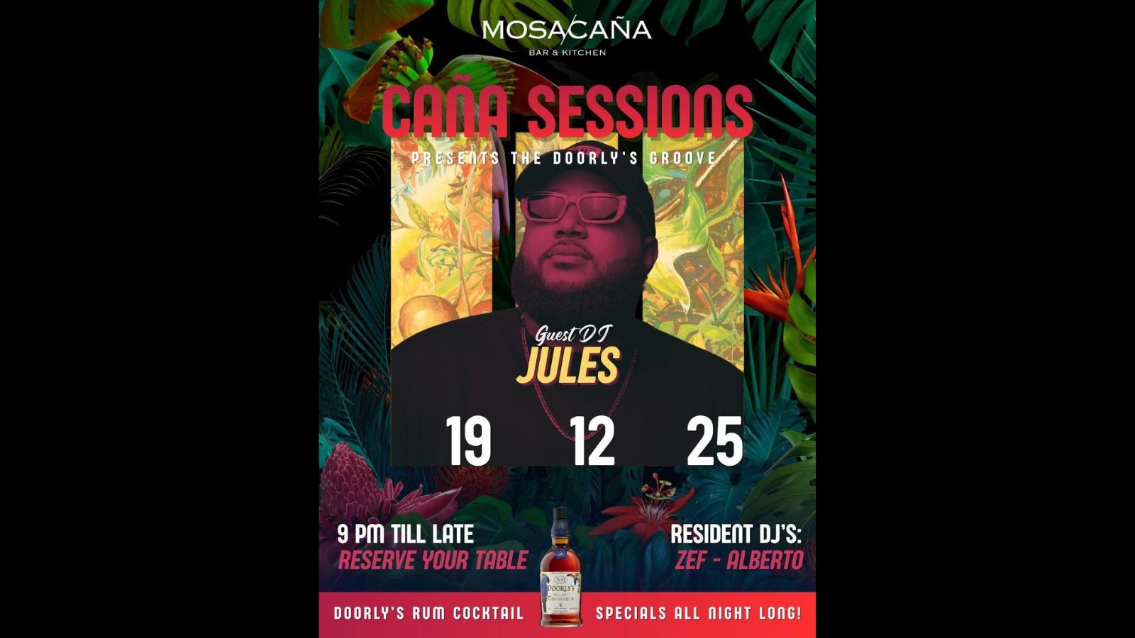 Caña Sessions – MosaCaña Bar & Kitchen - Image 1