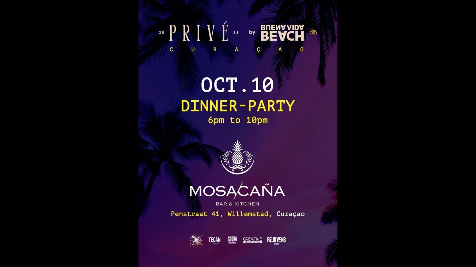 Privé Curaçao Dinner Party - Image 1