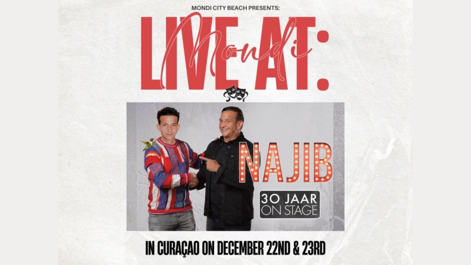 Najib Amhali Live - Image 1