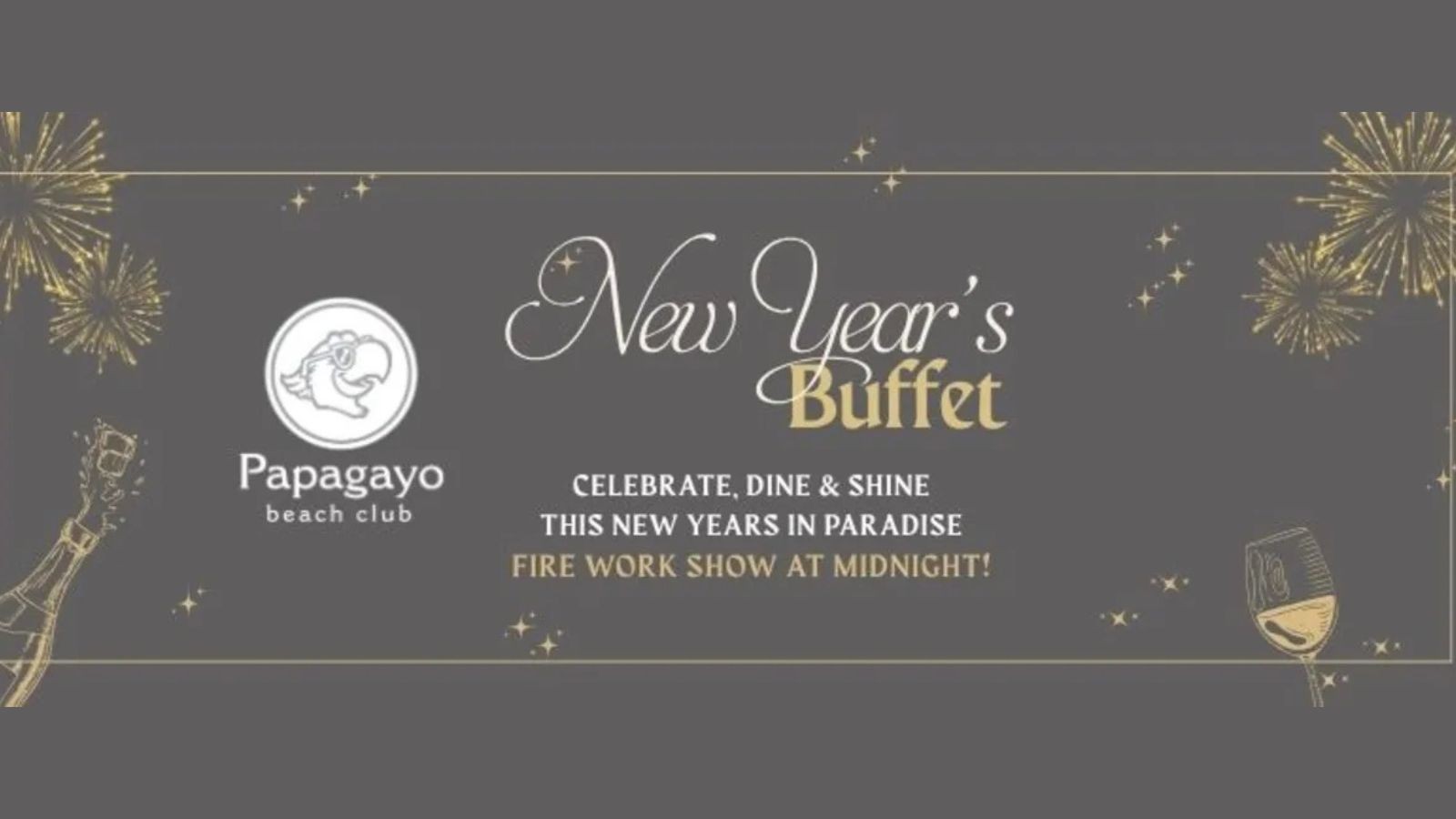 New Year’s Buffet – Papagayo Beach Club - Image 1