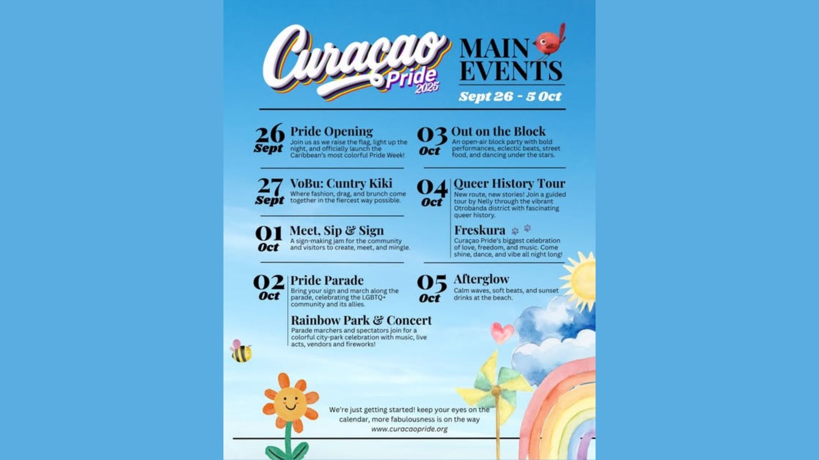 🌈 The Curaçao Pride 2025 Main Events - Image 1