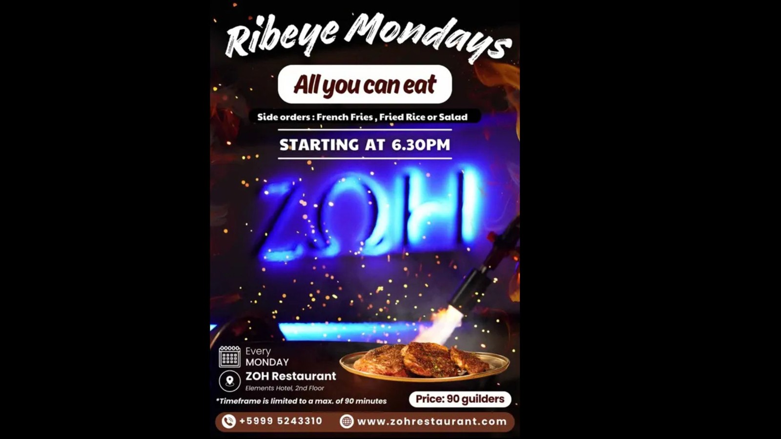 Now at ZOH! It's Ribeye Mondays - Image 1