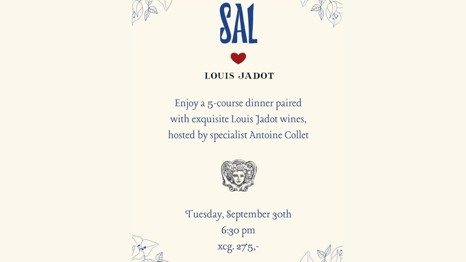 SAL × Louis Jadot Wine Dinner